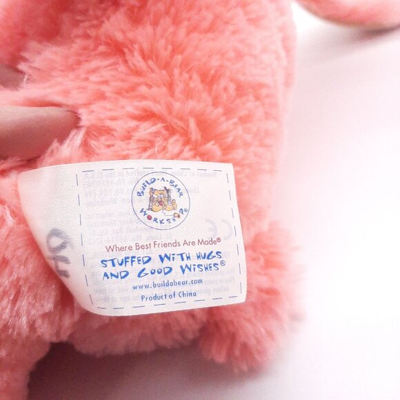 Build-A-Bear Workshop Pink Plush Bunny Stuffed Animal 16" Cute Soft Floppy Ears - Picture 3 of 3